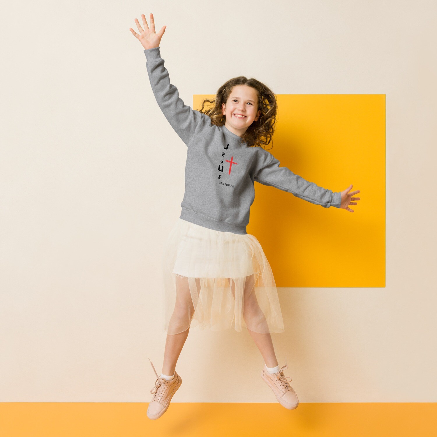 Youth crewneck Jesus Died for me sweatshirt