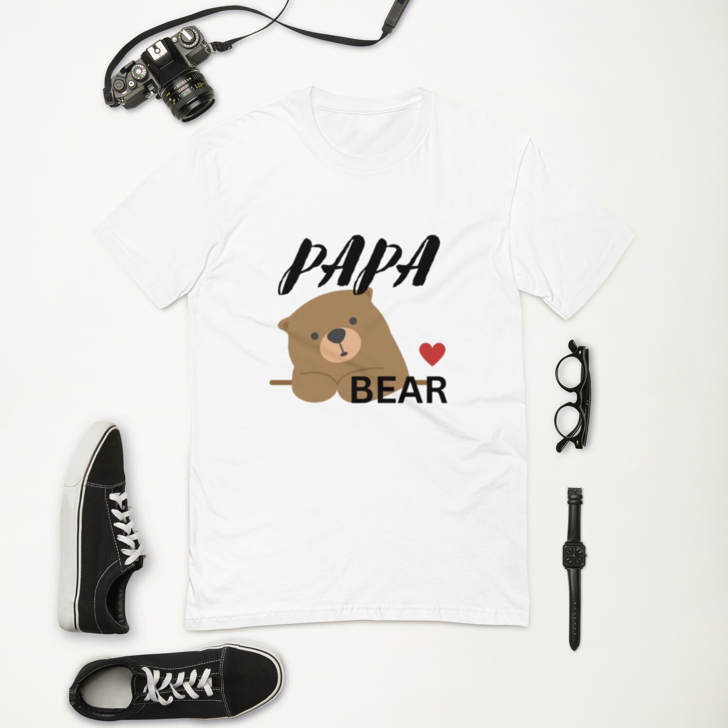 Short Sleeve  PaPa Bear T-shirt