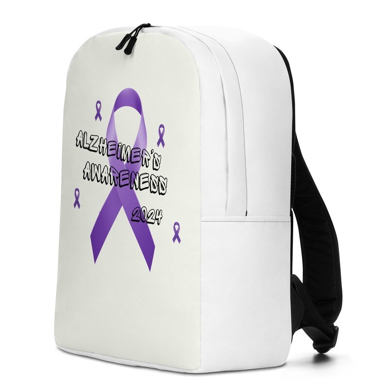 Alzheimer's Awareness, Minimalist Backpack