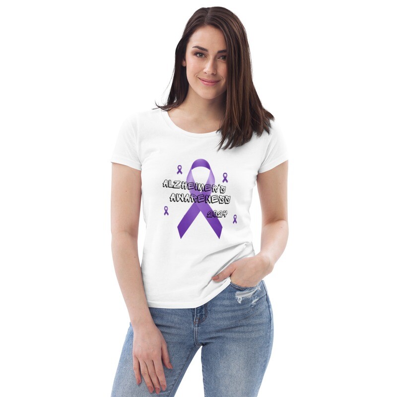 Alzheimer’s Awareness - Women's fitted eco tee