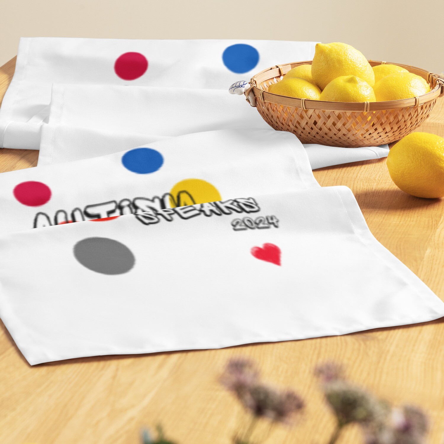 Autism Speaks Table runner