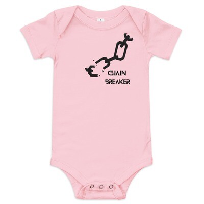 Chain breaker baby short sleeve one piece
