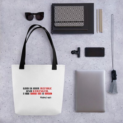 Tote bag Psalms 46:5