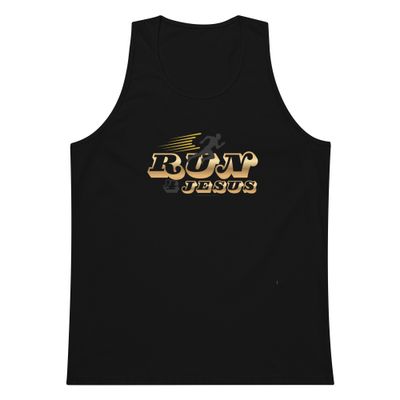 Run 4 Jesus- Men’s premium tank top