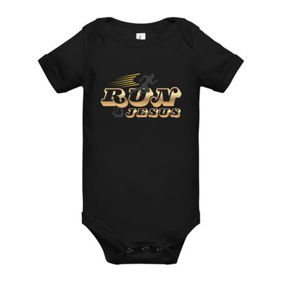 Run 4 Jesus- Baby short sleeve one piece