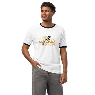 Run 4 Jesus - Unisex ringer t-shirt