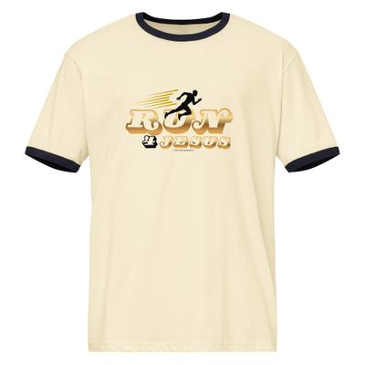 Run 4 Jesus - Unisex ringer t-shirt