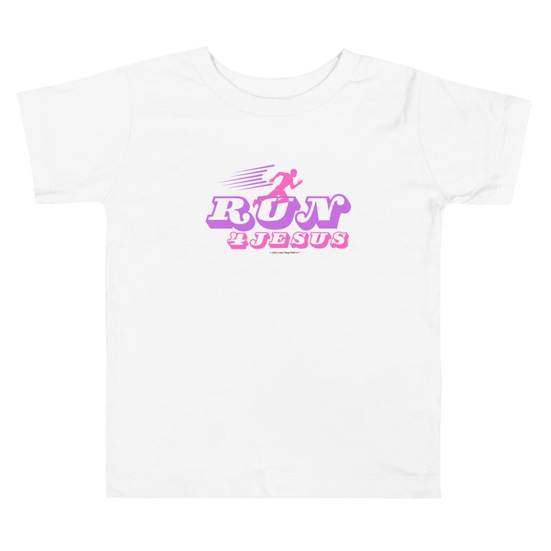 Run 4 Jesus- Toddler Short Sleeve Tee