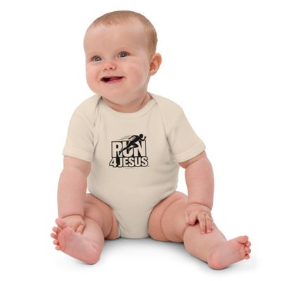 Run 4 Jesus-Organic cotton baby bodysuit
