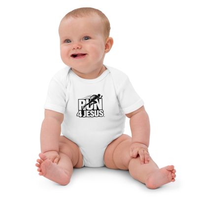 Run 4 Jesus-Organic cotton baby bodysuit