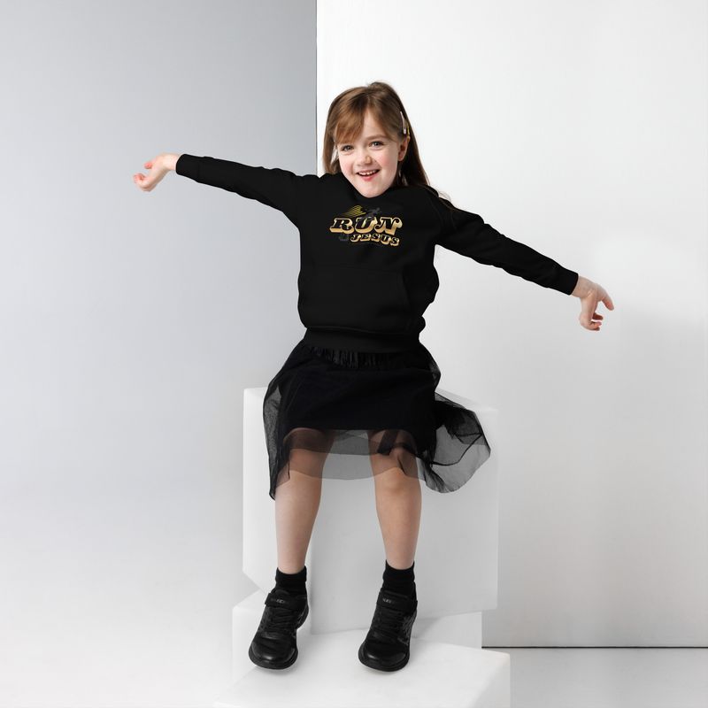 Run 4 Jesus- Kids eco hoodie