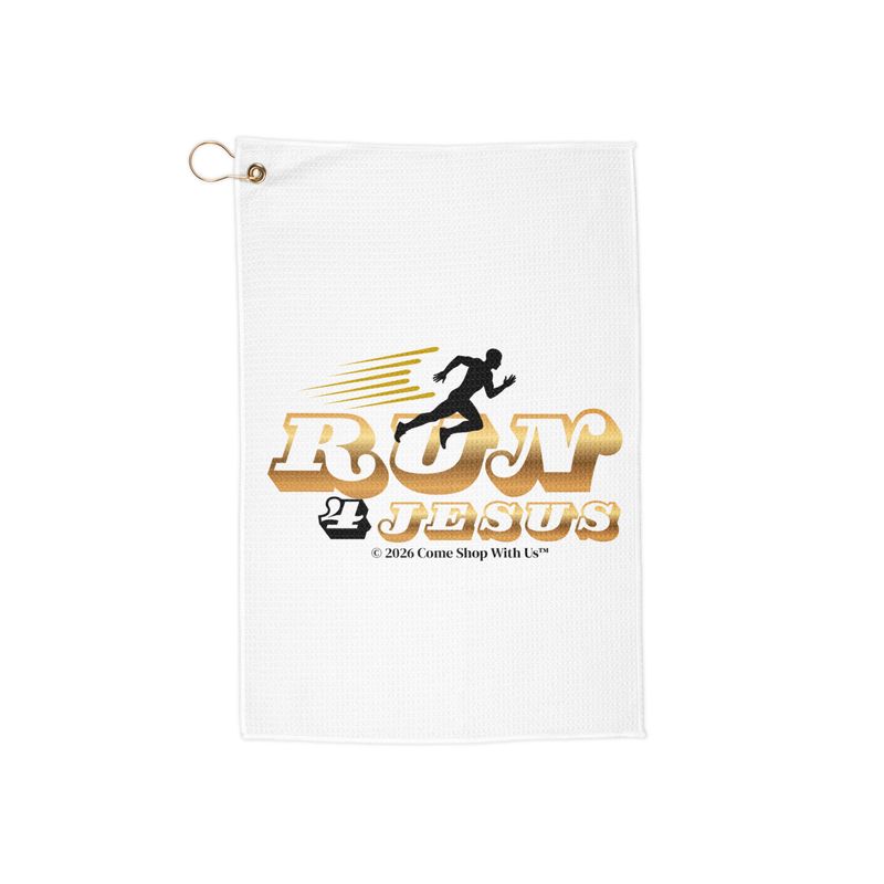 Run 4 Jesus- Golf towel