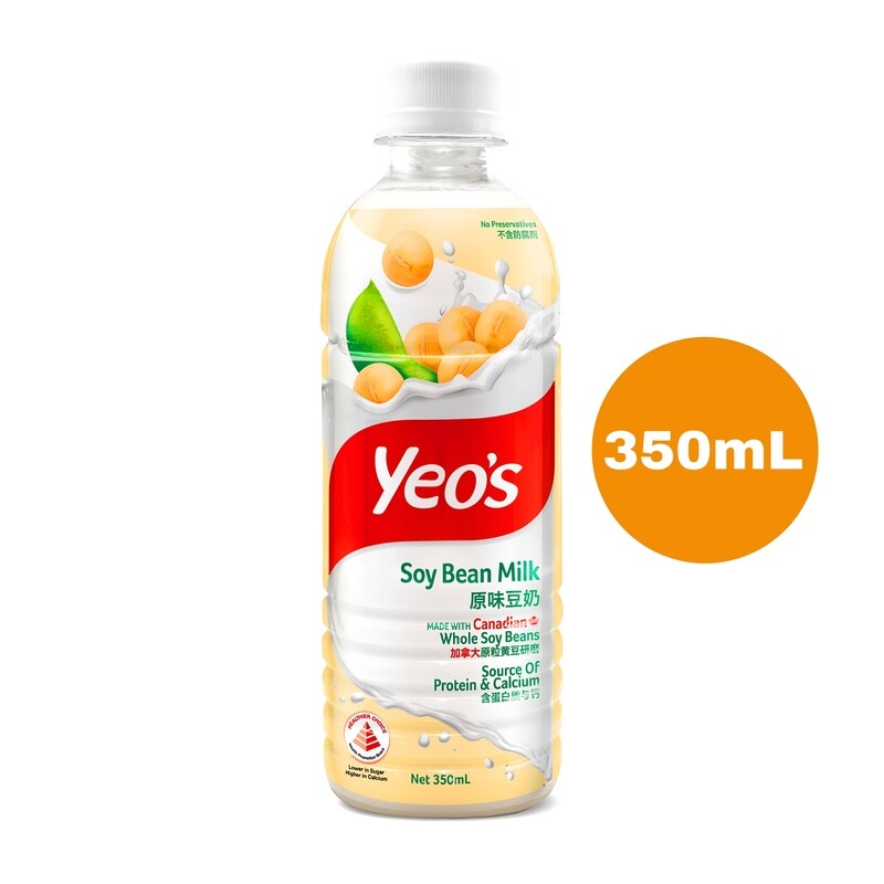 Yeo’s Soy Bean Milk Single Bottle 350mL
