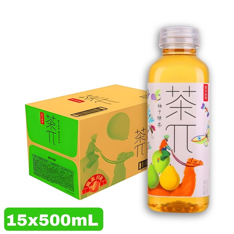 Nongfu Spring Grapefruit Green Tea Flavor Drink 15 Bottles