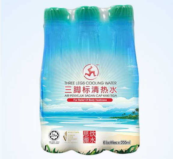 Three Legs Cooling Water. 6 Pack 200mL