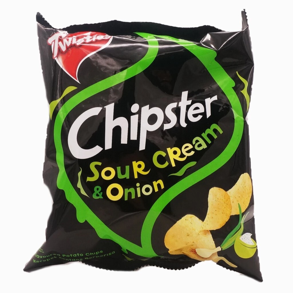 Chipster Potato Chips Sour Cream &amp; Onion  (60g)