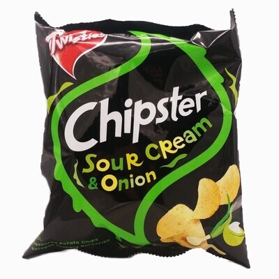 Chipster Potato Chips Sour Cream &amp; Onion (60g)