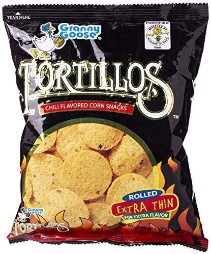 Granny Goose Tortillos Chili. 100g