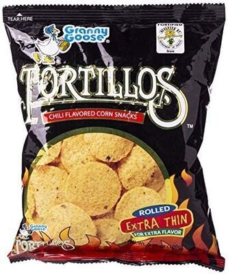 Granny Goose Tortillos Chili. 100g