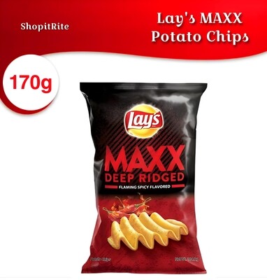 Lay&#39;s Maxx Flaming Spicy Potato Chips 170g