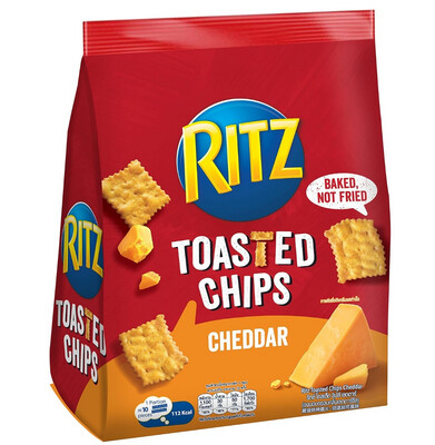 Ritz Toasted Chips Cheddar 229g