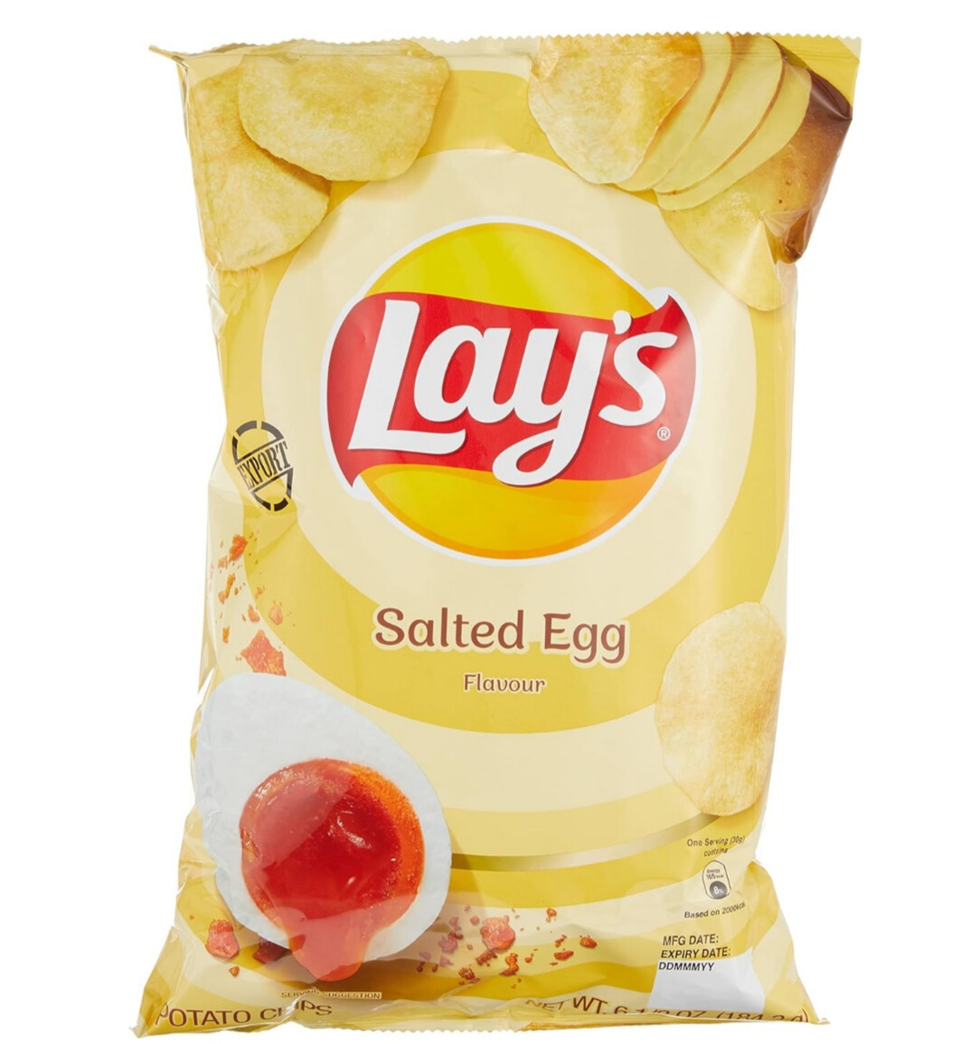 Lay&#39;s Salted Egg Potato Chips, 184.2g