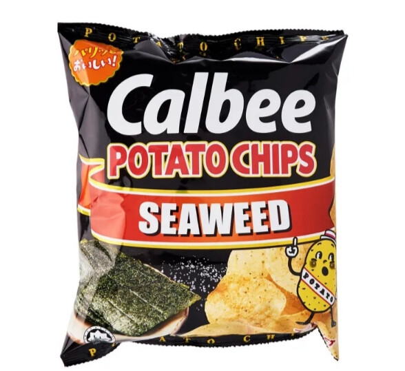 Calbee Seaweed Potato Chips 72g