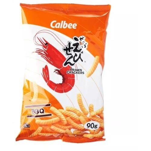 Calbee Prawn Crackers BBQ 90g