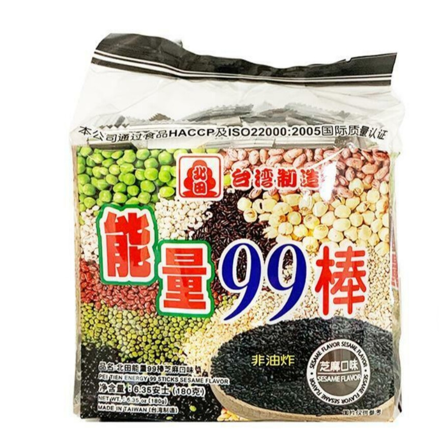 PEI TIEN ENERGY 99 Crunchy Rice Roll, Non-fried Healthy Snacks | Seasame
