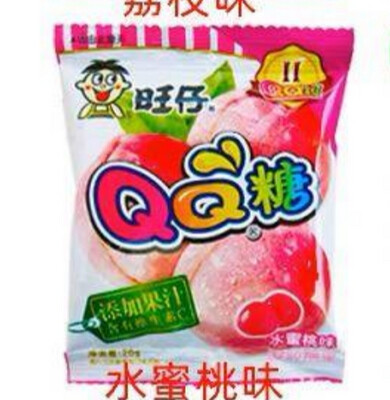 Want Want QQ Soft Candy Peach Flavor 70g