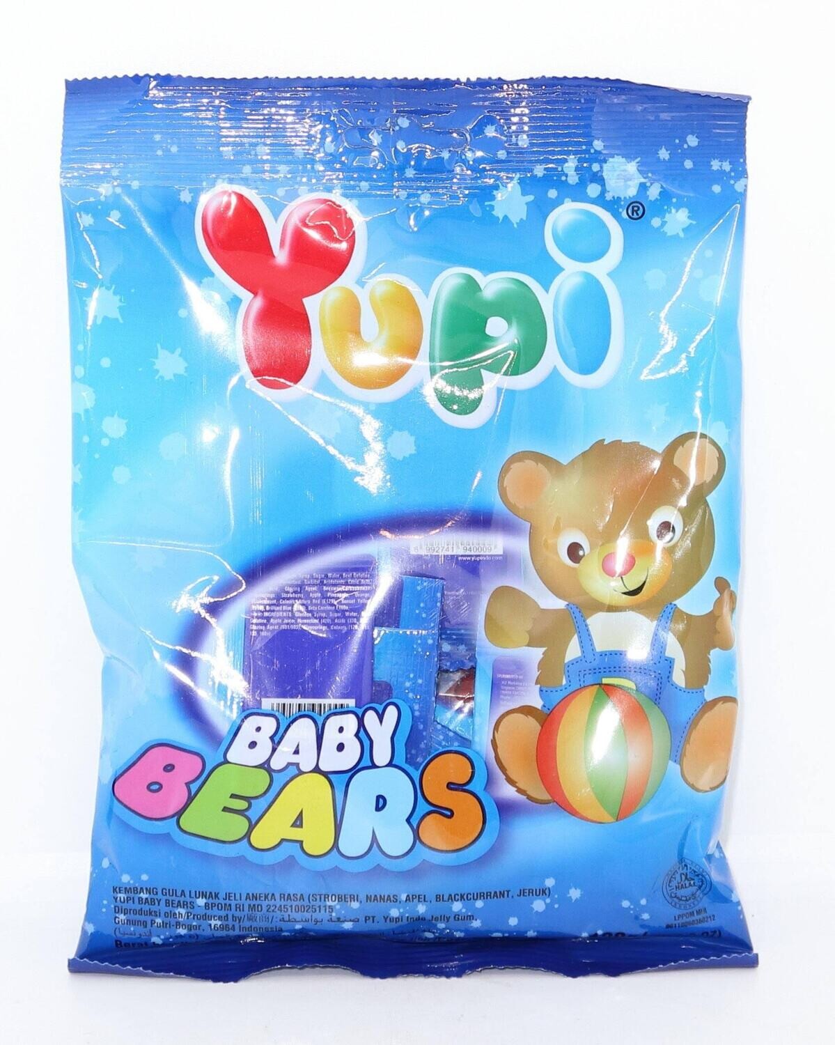 Yupi Happy Bears Tutti Fruity Flavour Candies 120g