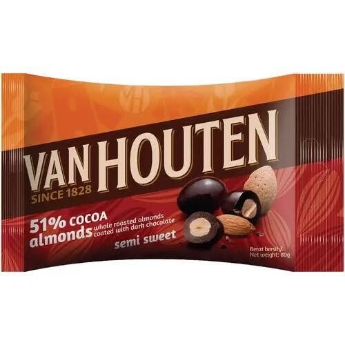 Van Houten Chocolate Almond 80g