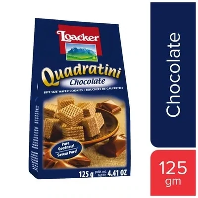 Loacker Quadratini Chocolate Cookies 125g