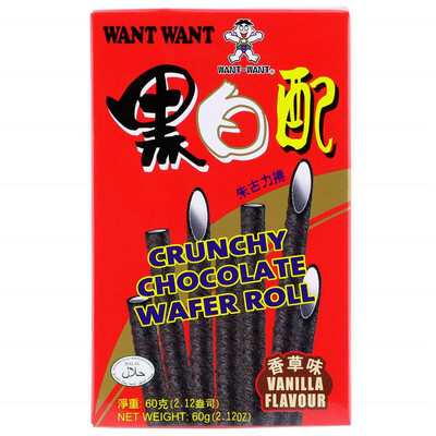 Want Want Biscuit Roll Vanilla Flavor 60g