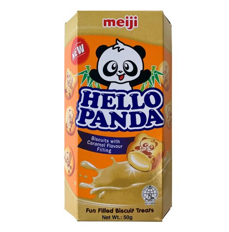 Meiji Hello Panda Caramel Filled Biscuit 50g