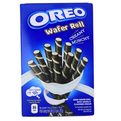 Oreo Wafer Roll Vanilla 54g