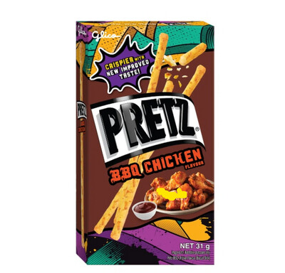 Glico Pretz Stick Bisuit - BBQ Chicken 31g