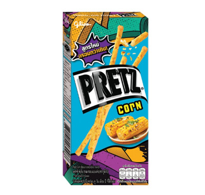 Glico Pretz Stick Biscuit - Sweet Corn 31g