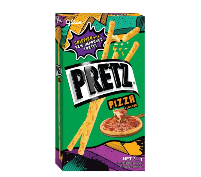Glico Pretz Stick Biscuit - Pizza 31g