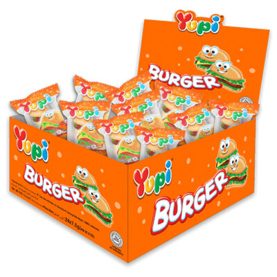 Yupi Twin Burger Gummy 14g 5pcs