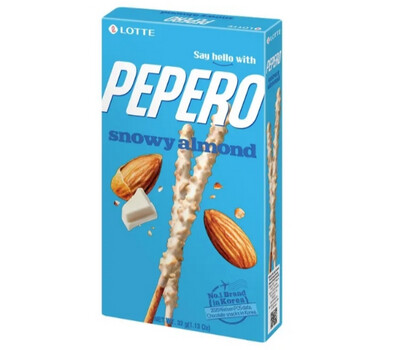 Lotte Pepero Snowy Almond 32g