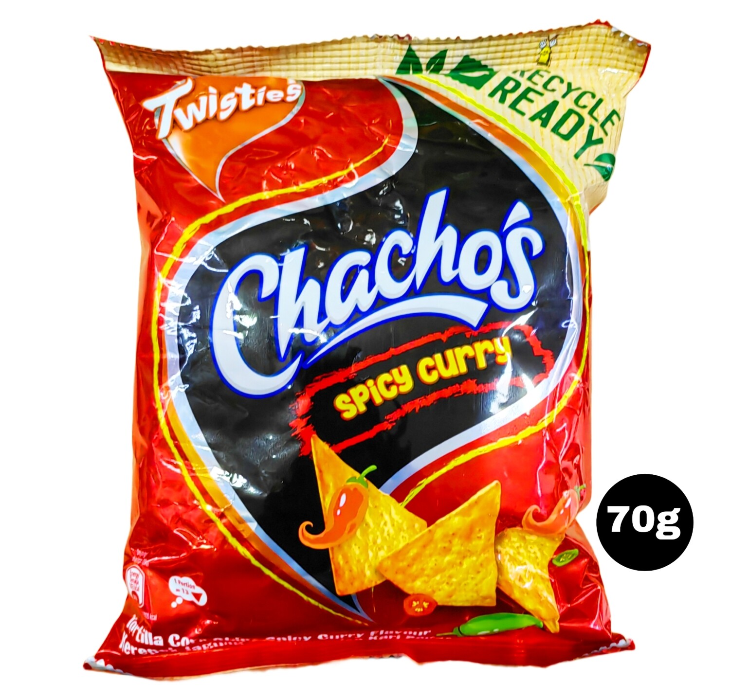 Chacho&#39;s Corn Chips Spicy Flavour 70g