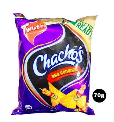 Chacho&#39;s Tortilla Corn Chips BBQ Bonanza 70g