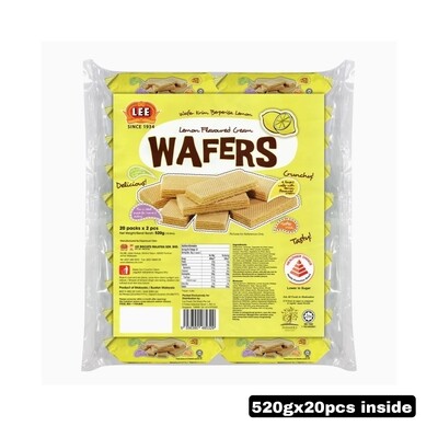 Lee Wafer, Lemon Flavour Cream Biscuits, 520mL
