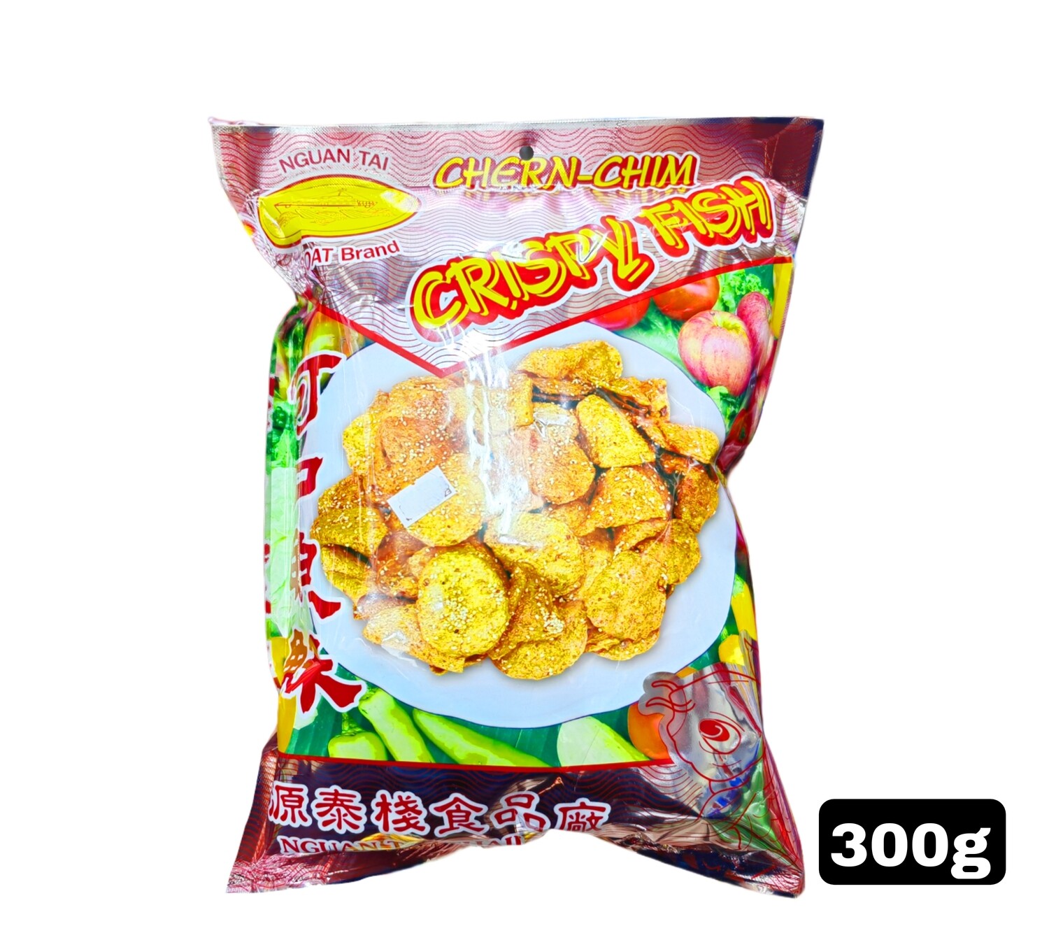 Thailand Nyuan Tai Jan Spicy Fish Crisp 300g