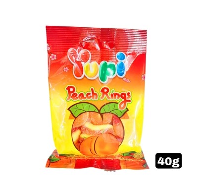 Yupi Peach Rings 40g 5pcs
