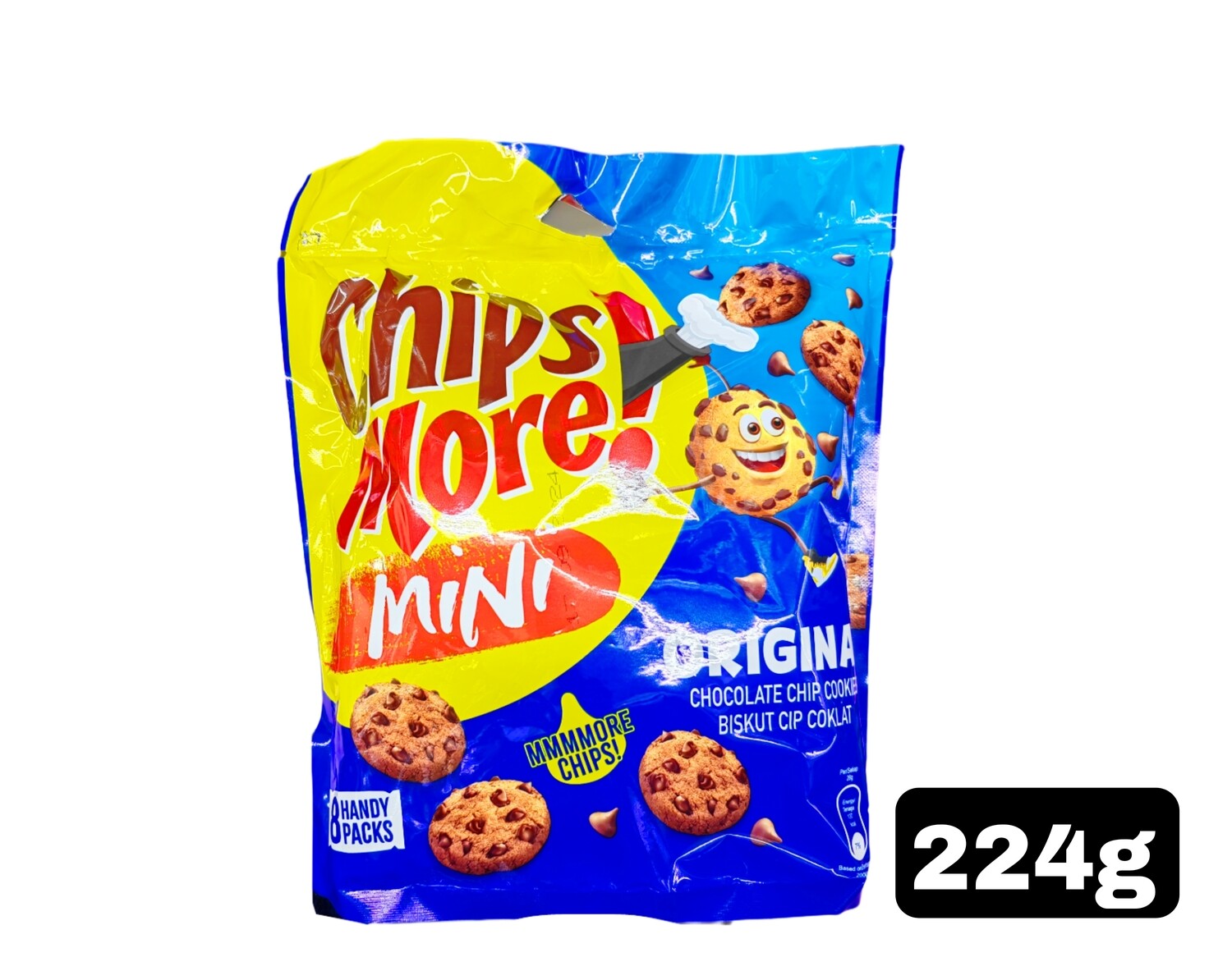 Chipsmore Original Chocolate chips cookie Mini 224g