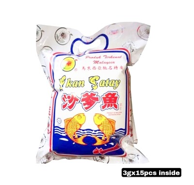 National Flower Ikan Satay 3g x 15