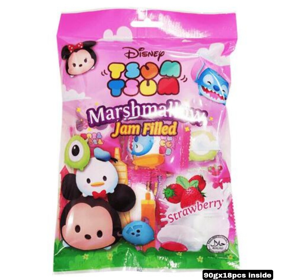 Disney Tsum Tsum Marshmallow Jam Filled 90g