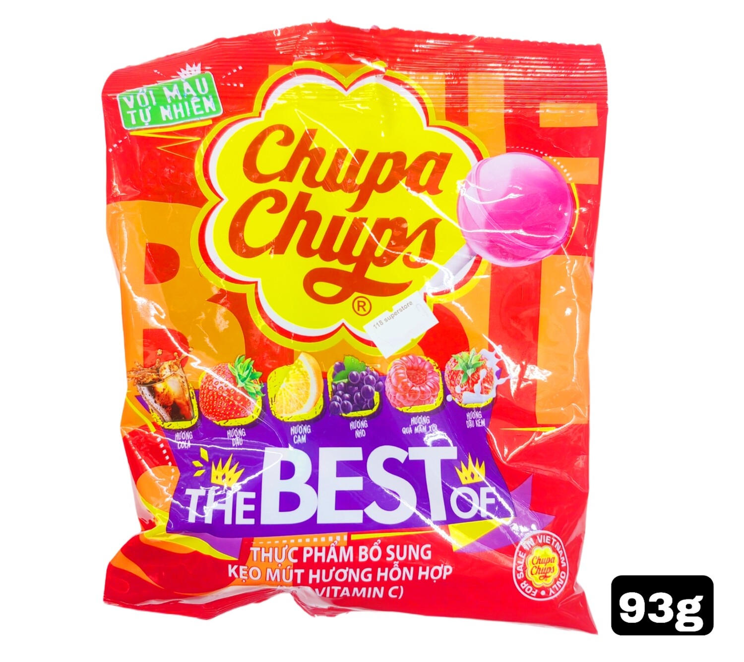 Chupa Chups Best Of Bag 93g